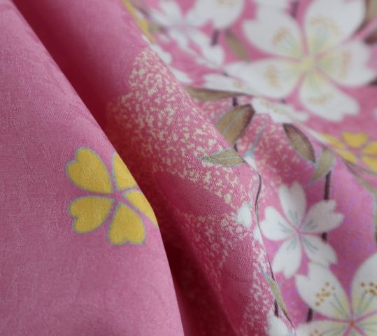 卒業式袴レンタルNo.559[2Lサイズ][新古典]ピンク・白黄桜